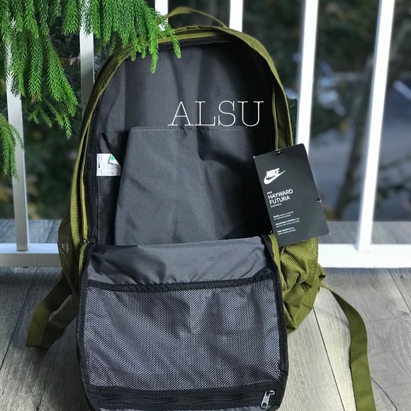 NWT Nike Hayward Future Olive Backpack Unisex - Picture 6 of 8
